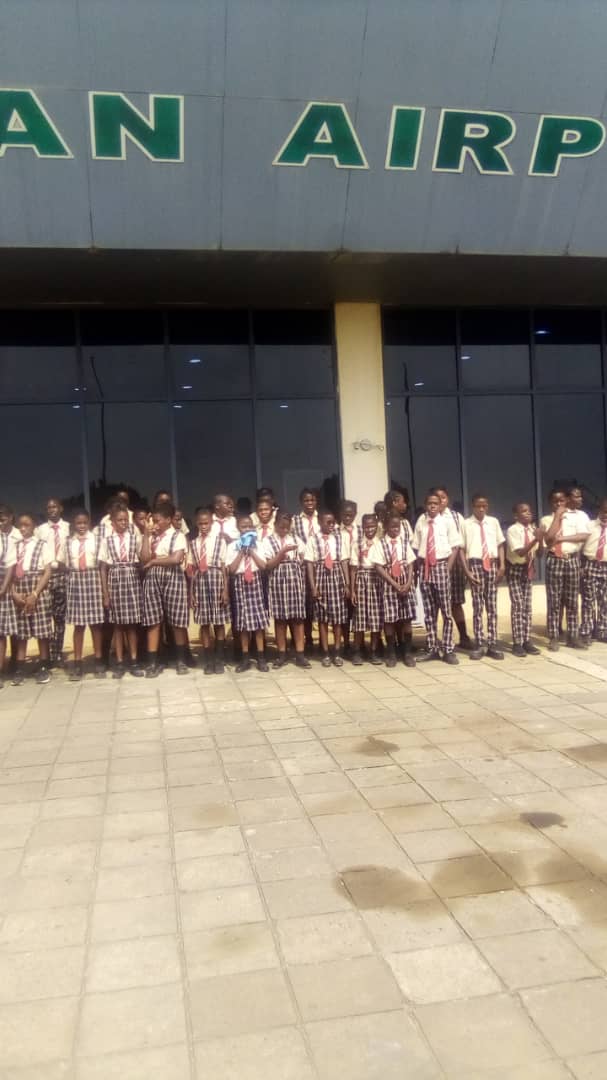 Excursion — Students on an excursion to Ibadan Airport