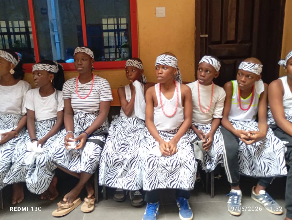 Cultural Day — Students in traditional cultural outfits